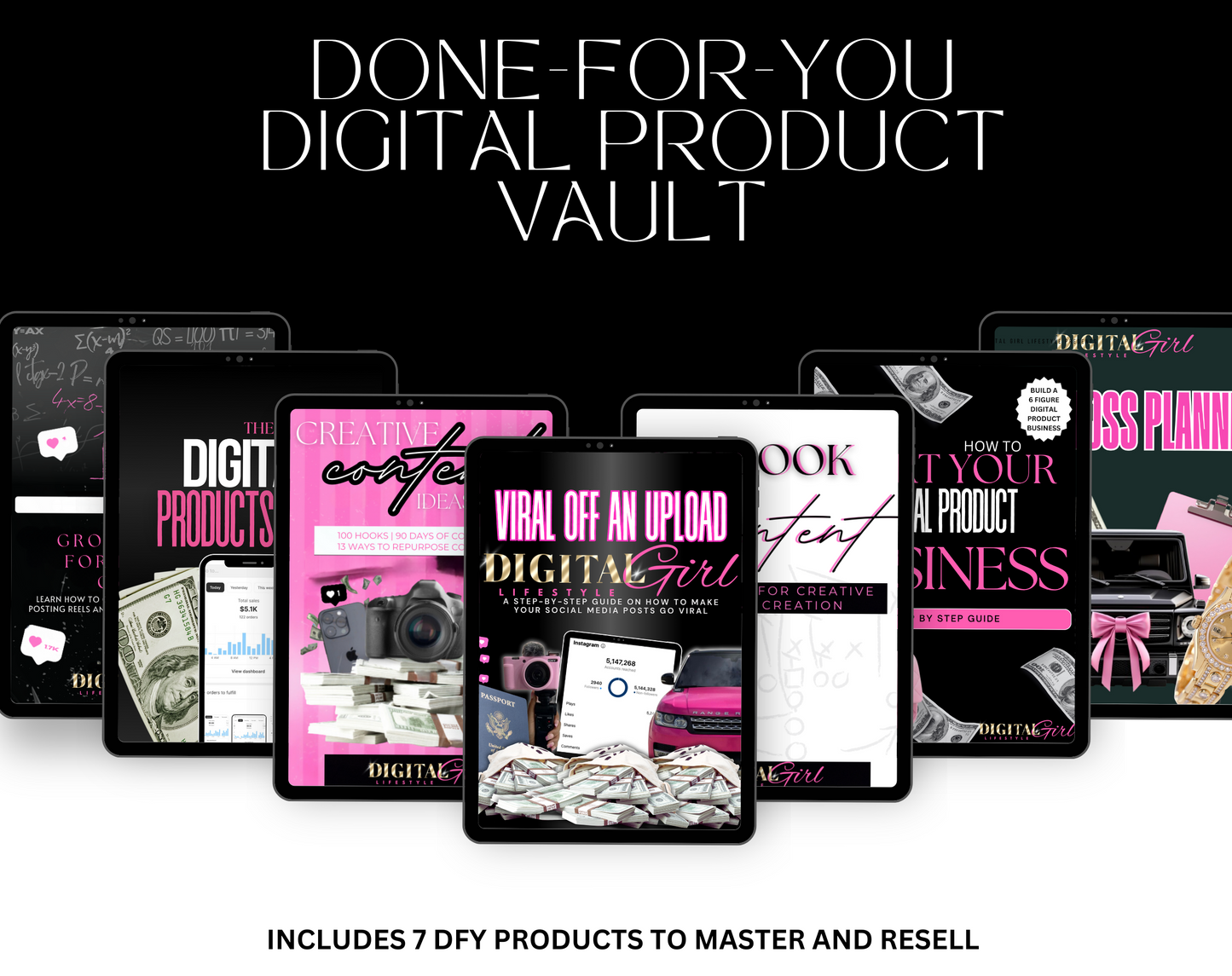 DFY DIGITAL PRODUCT VAULT (WITH RESELL RIGHTS)